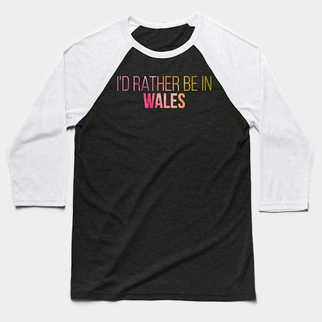 Welsh Baseball T-Shirt by OKDave